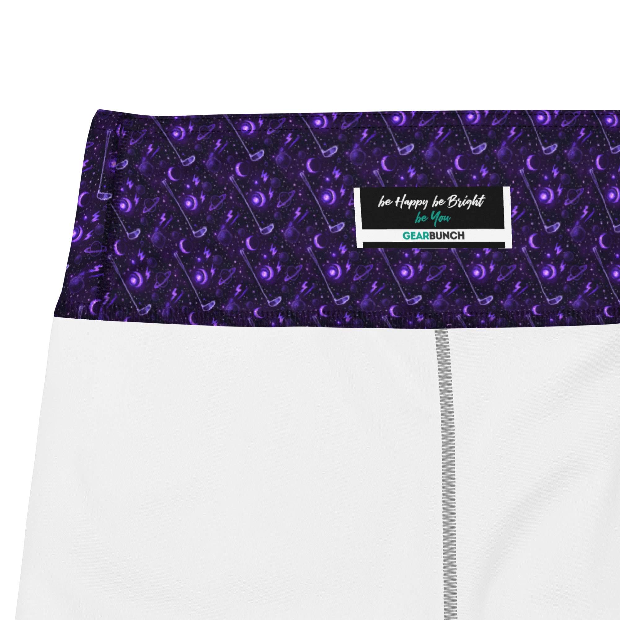 Cosmic Space Golf Yoga Shorts | GearBunch