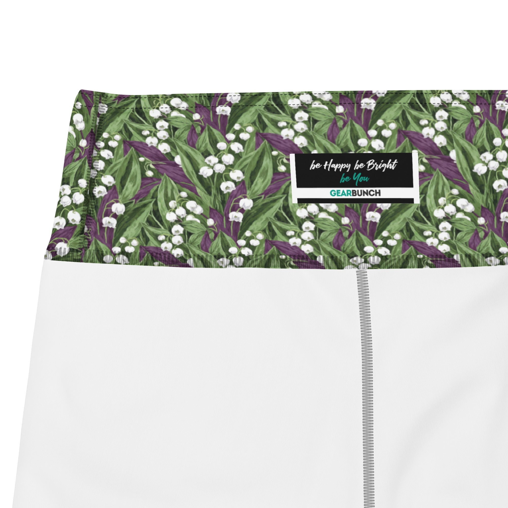 Lily of the Valley Yoga Shorts | GearBunch