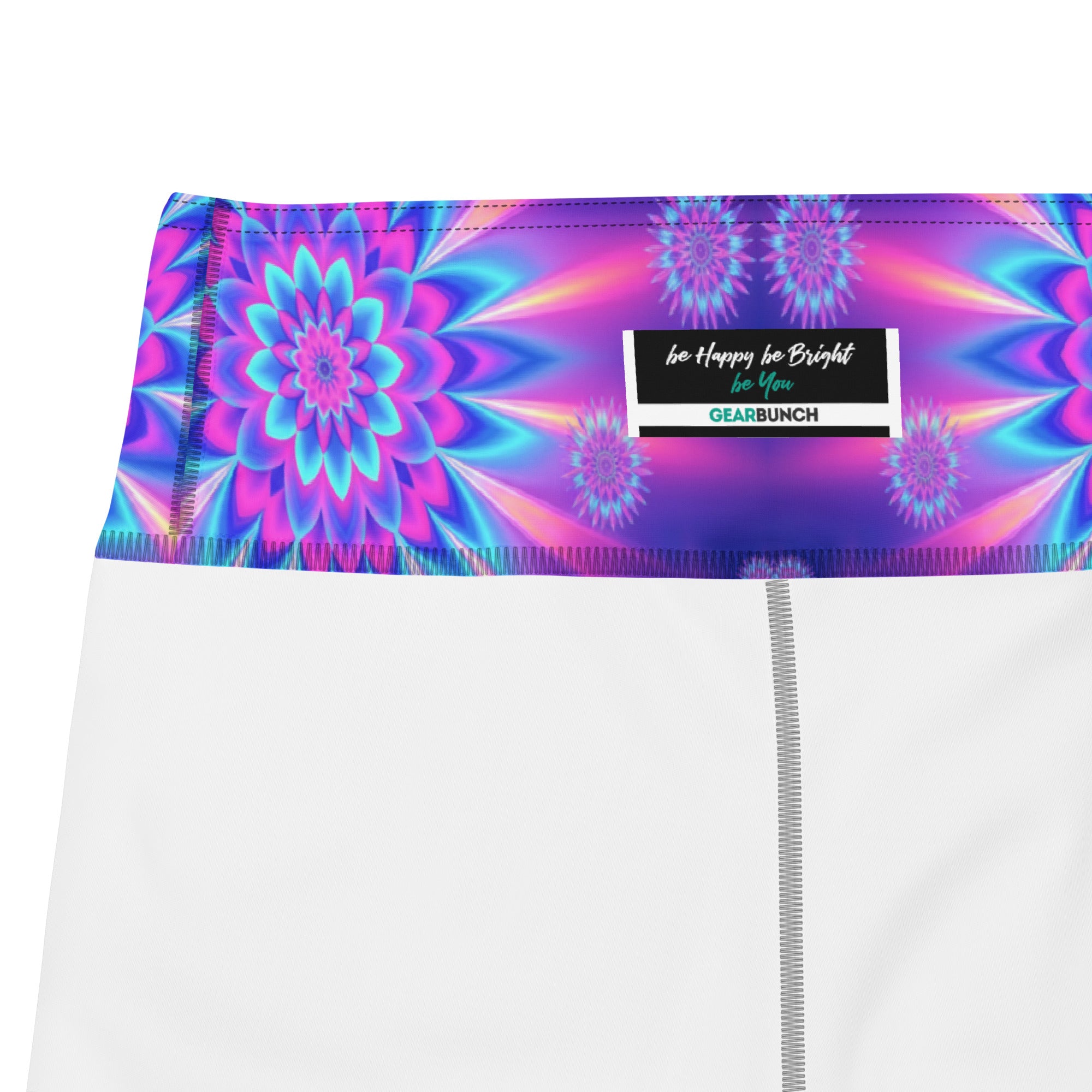 Psychedelic Vaporwave Dream Yoga Shorts | GearBunch