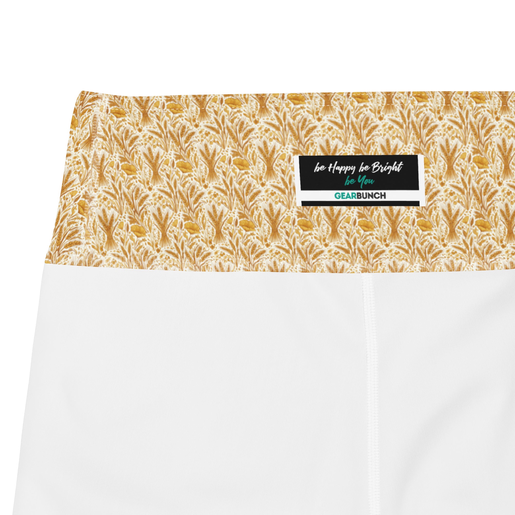 Wheat Field Harvest Yoga Shorts | GearBunch