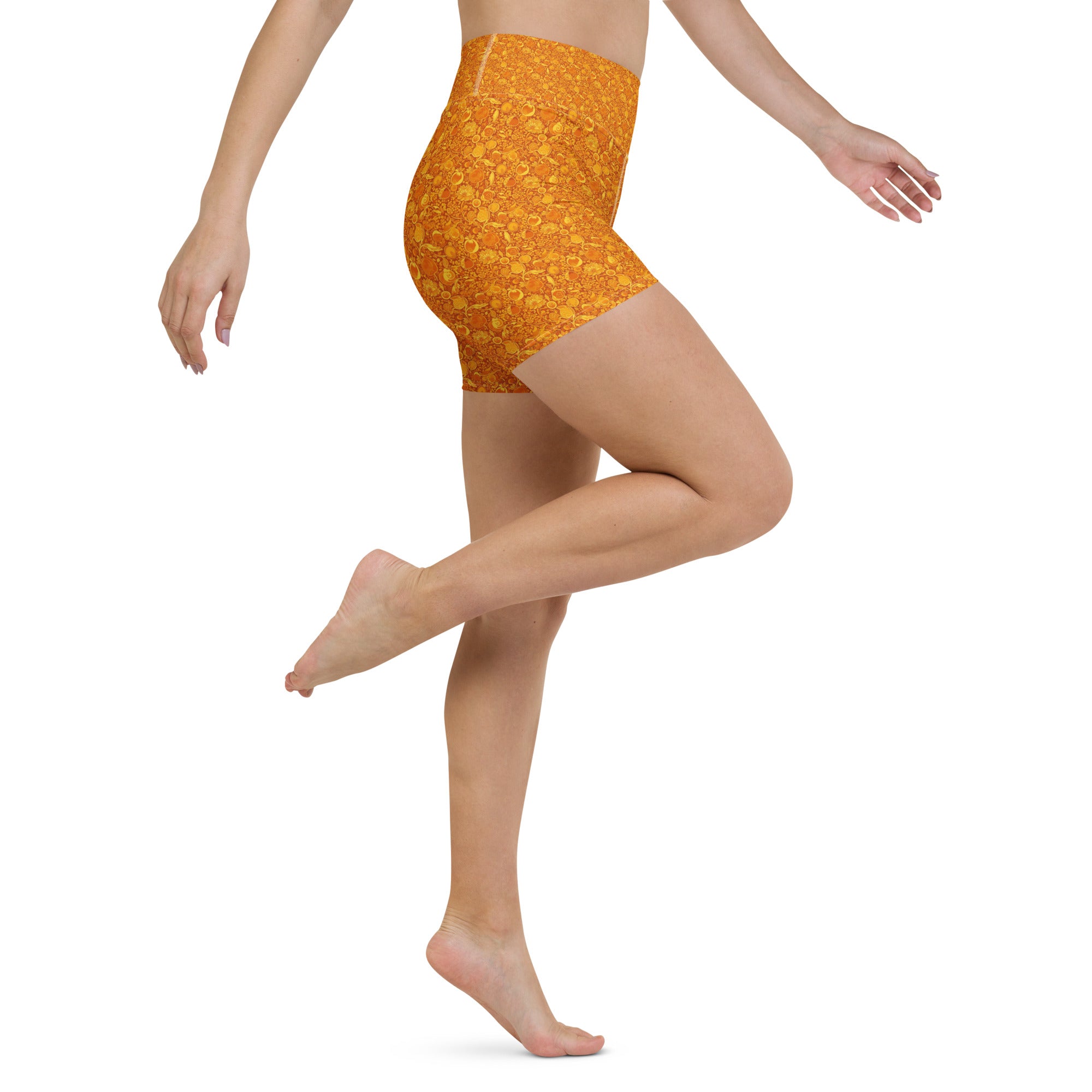 Fruit Market Still Life Yoga Shorts | GearBunch