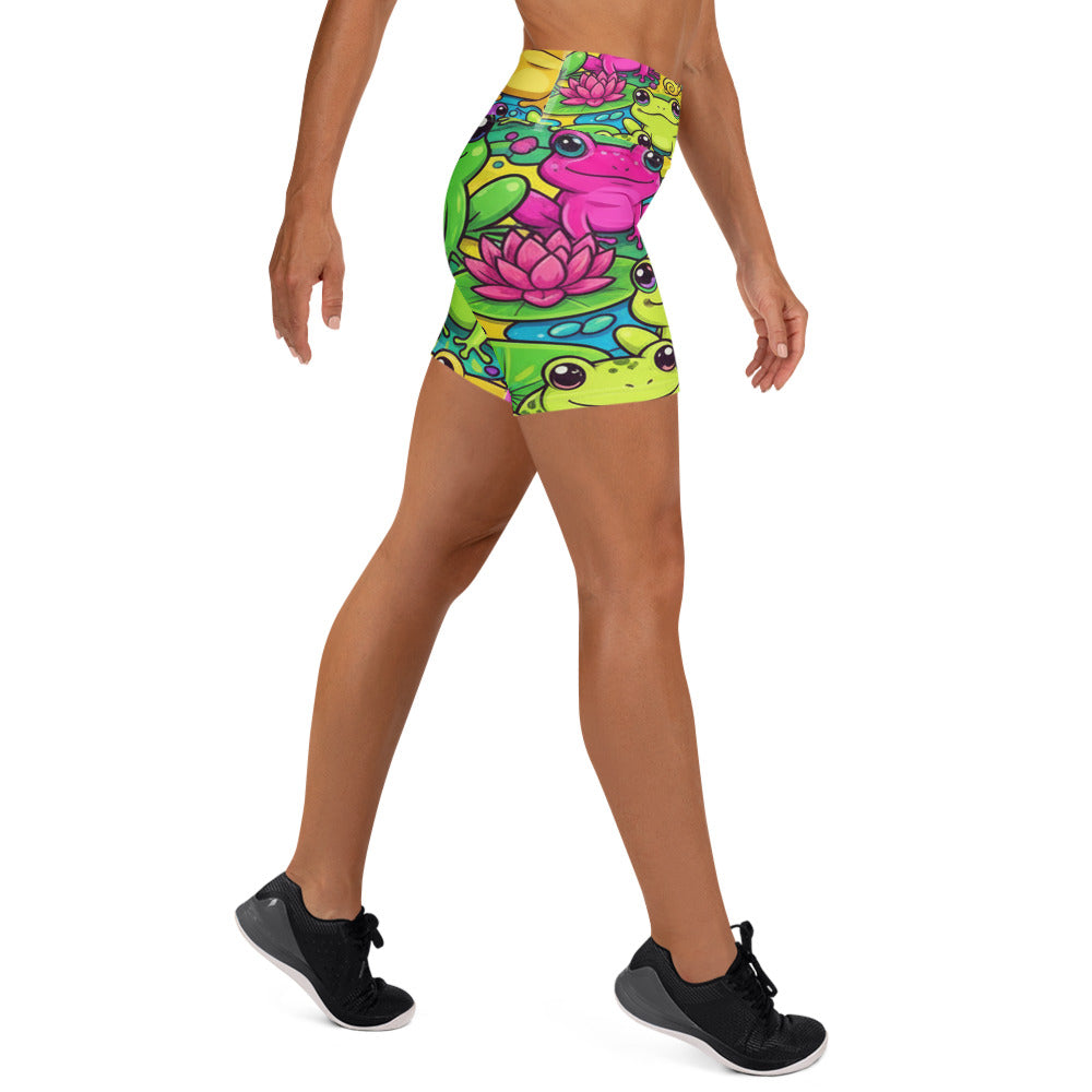 Vibrant Frog Pond Yoga Shorts | GearBunch
