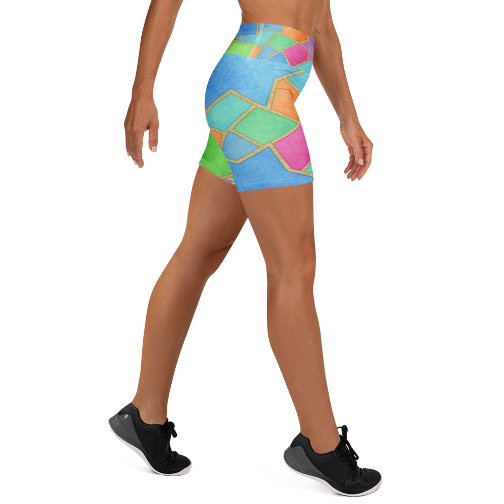 Arabic Festival Yoga Shorts | GearBunch