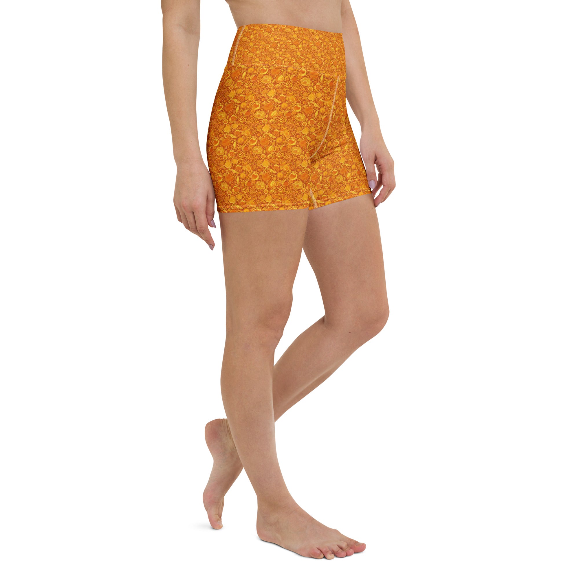 Fruit Market Still Life Yoga Shorts | GearBunch