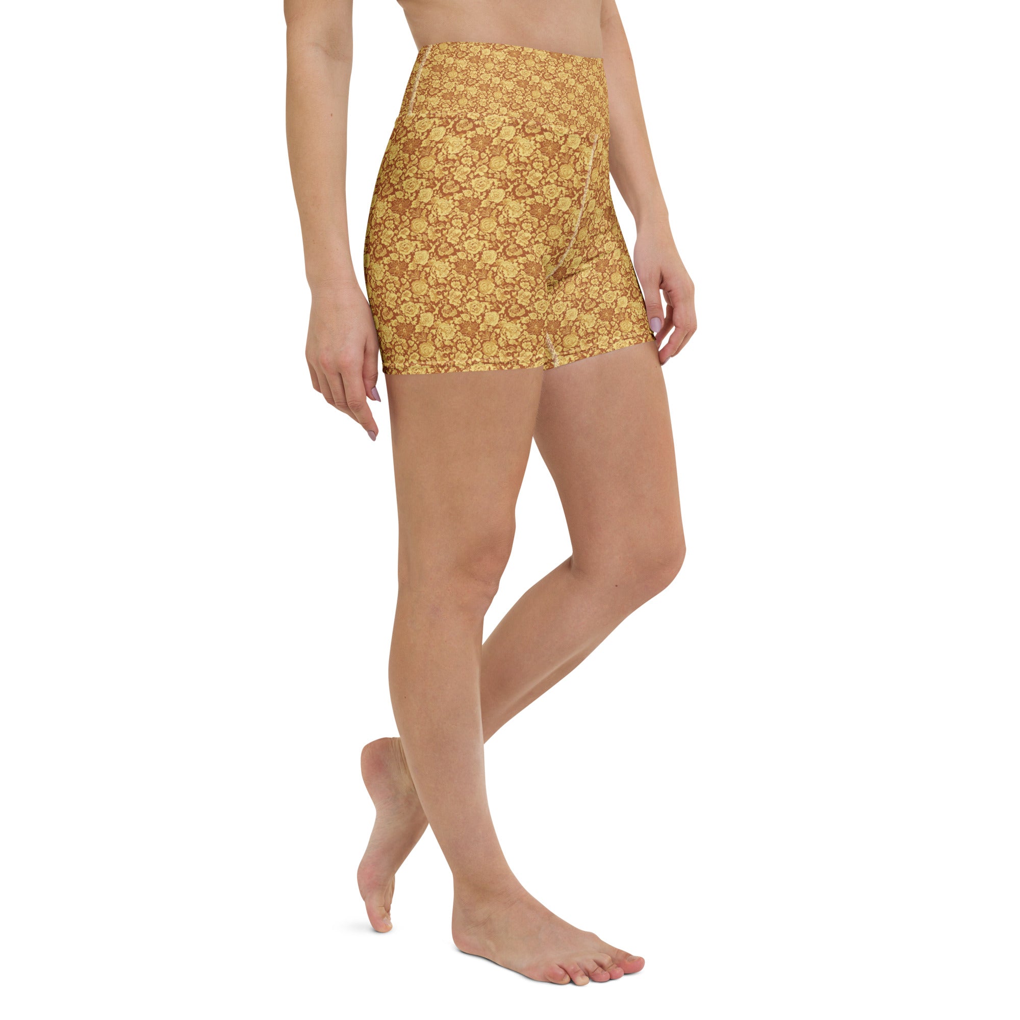 Vintage Magazine Fashion Yoga Shorts | GearBunch