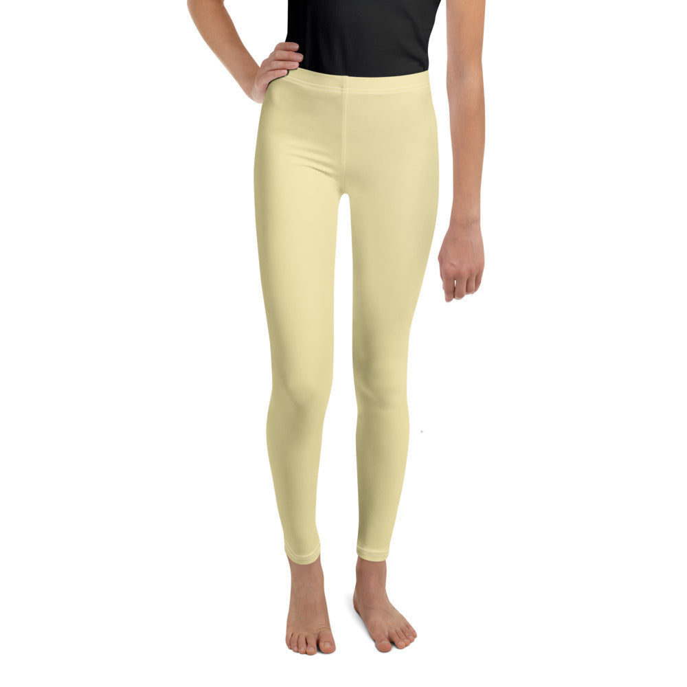 Solid leggings front view | GearBunch