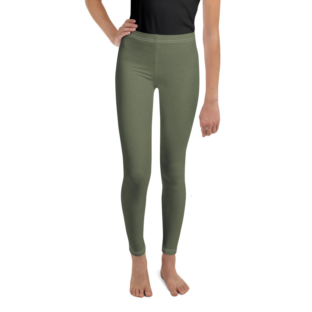 Solid leggings front view | GearBunch