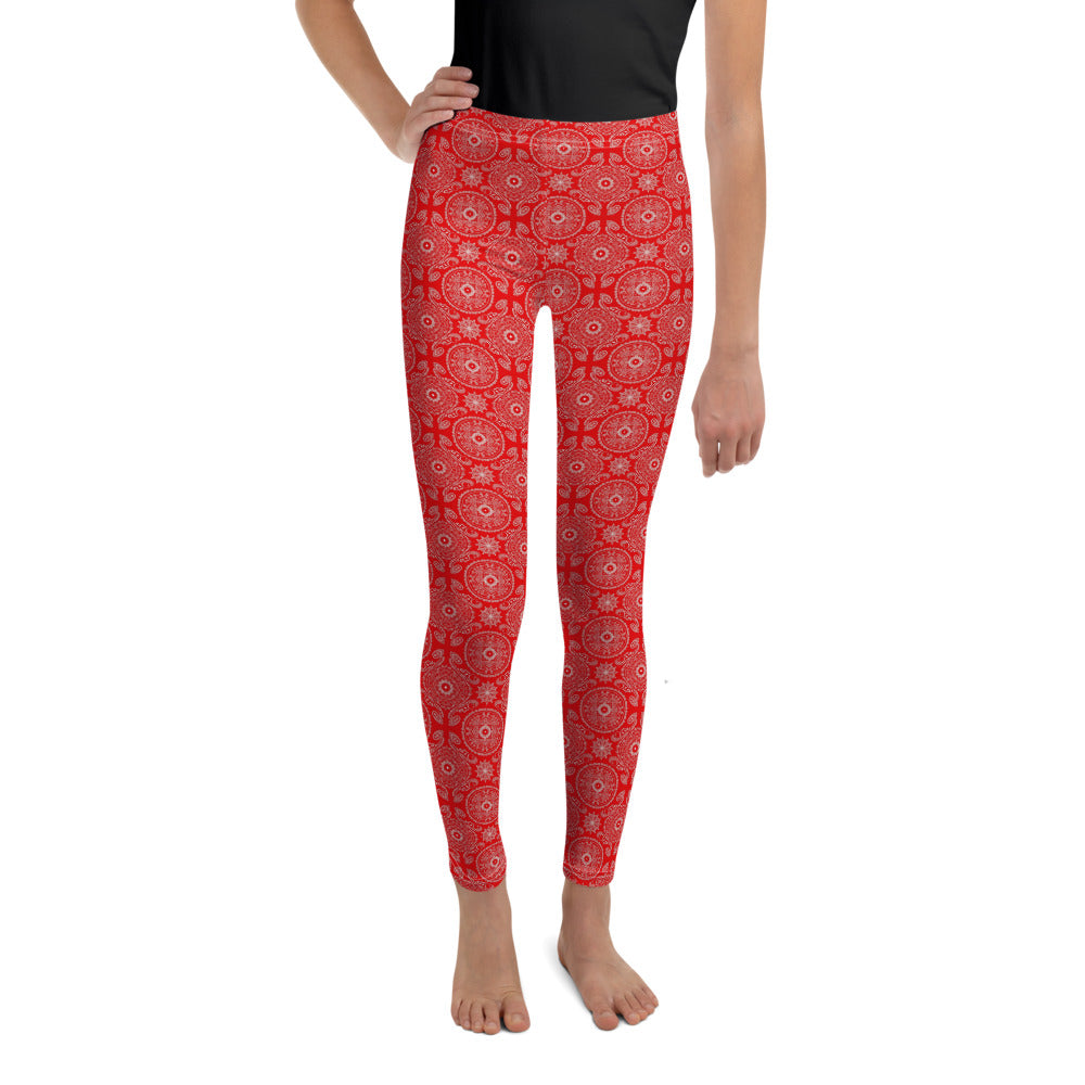 Solid leggings front view | GearBunch