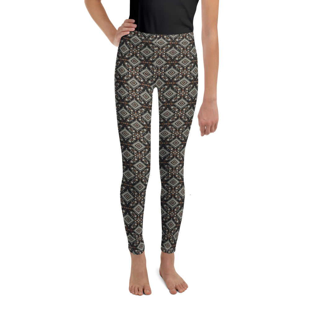 Solid leggings front view | GearBunch