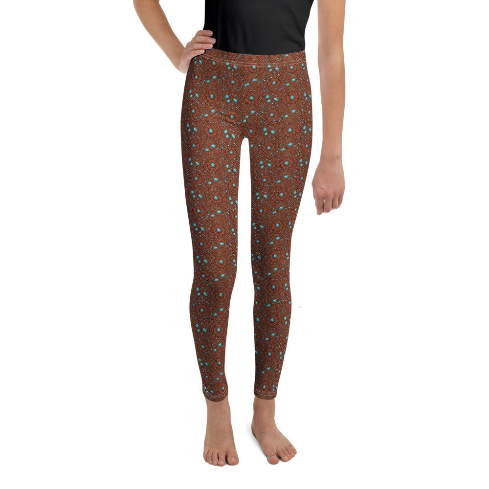 Solid leggings front view | GearBunch
