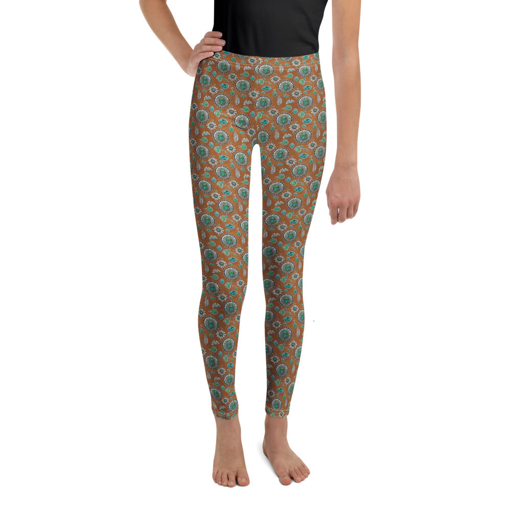 Solid leggings front view | GearBunch