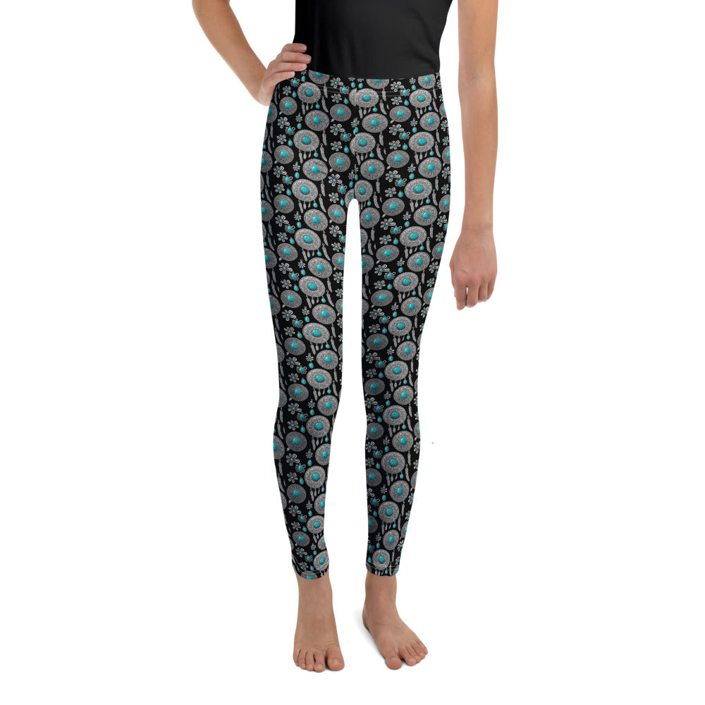 Solid leggings front view | GearBunch