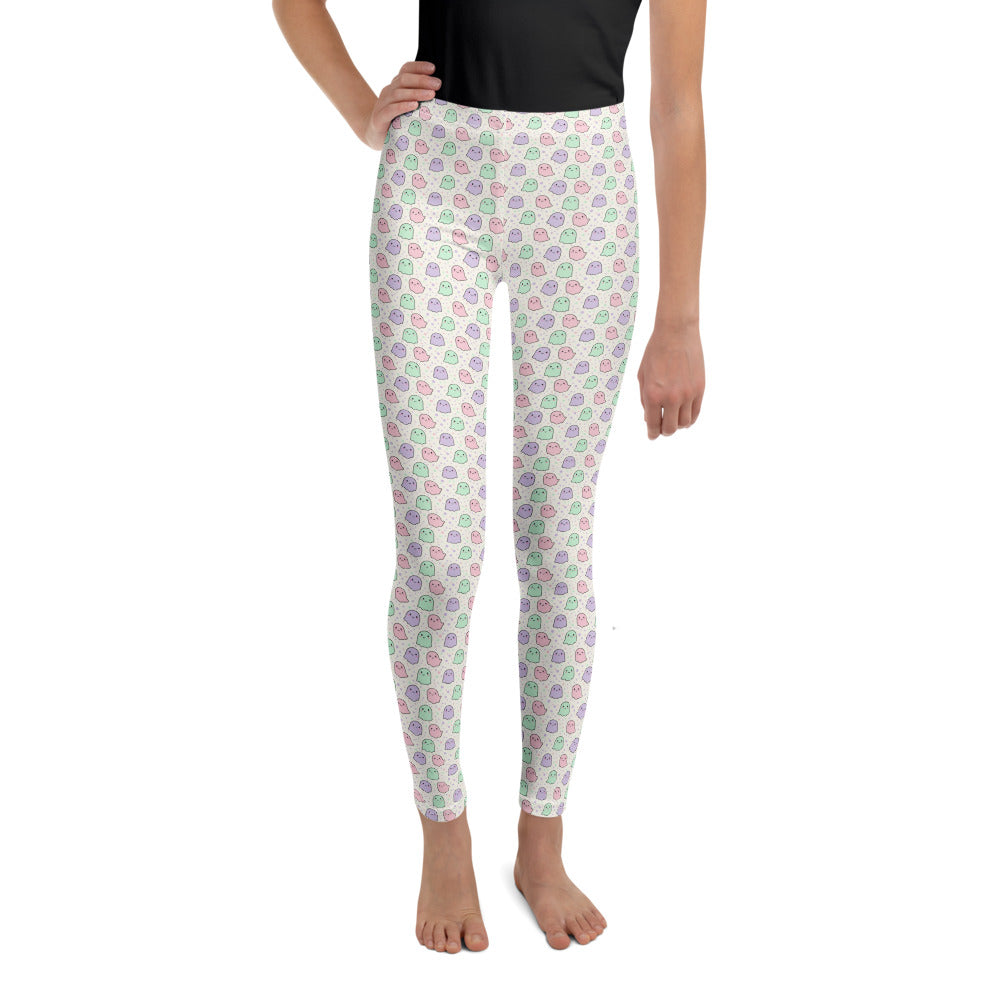 Solid leggings front view | GearBunch