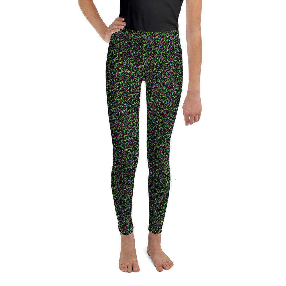Solid leggings front view | GearBunch