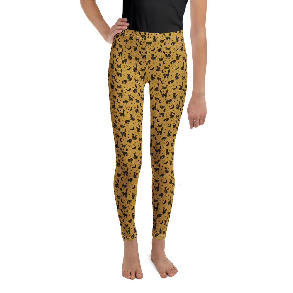 Solid leggings front view | GearBunch