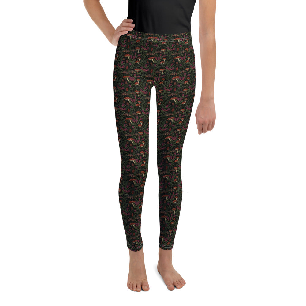 Solid leggings front view | GearBunch