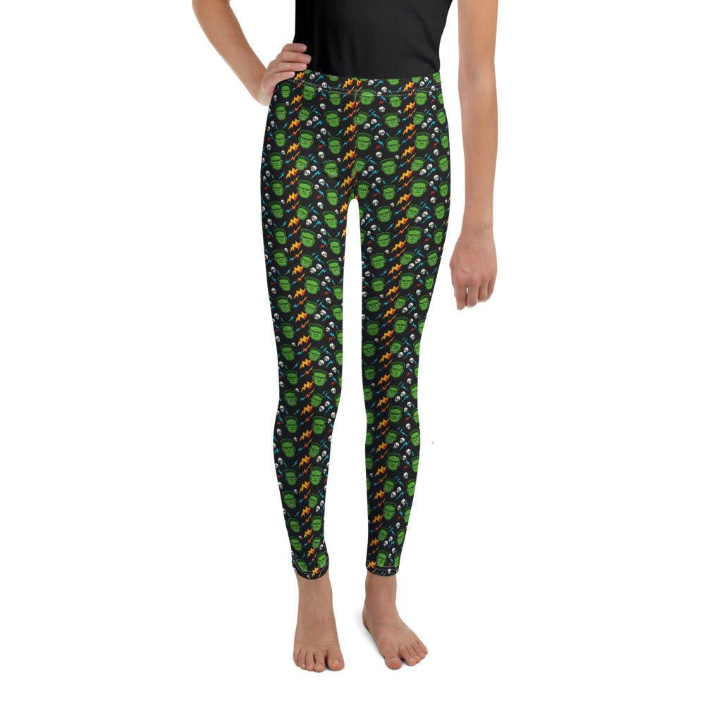 Solid leggings front view | GearBunch