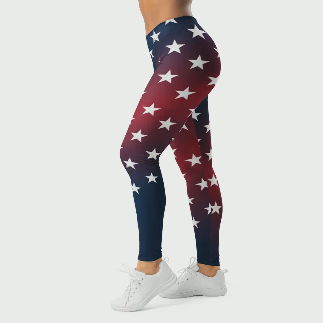 American Sunset Leggings | GearBunch