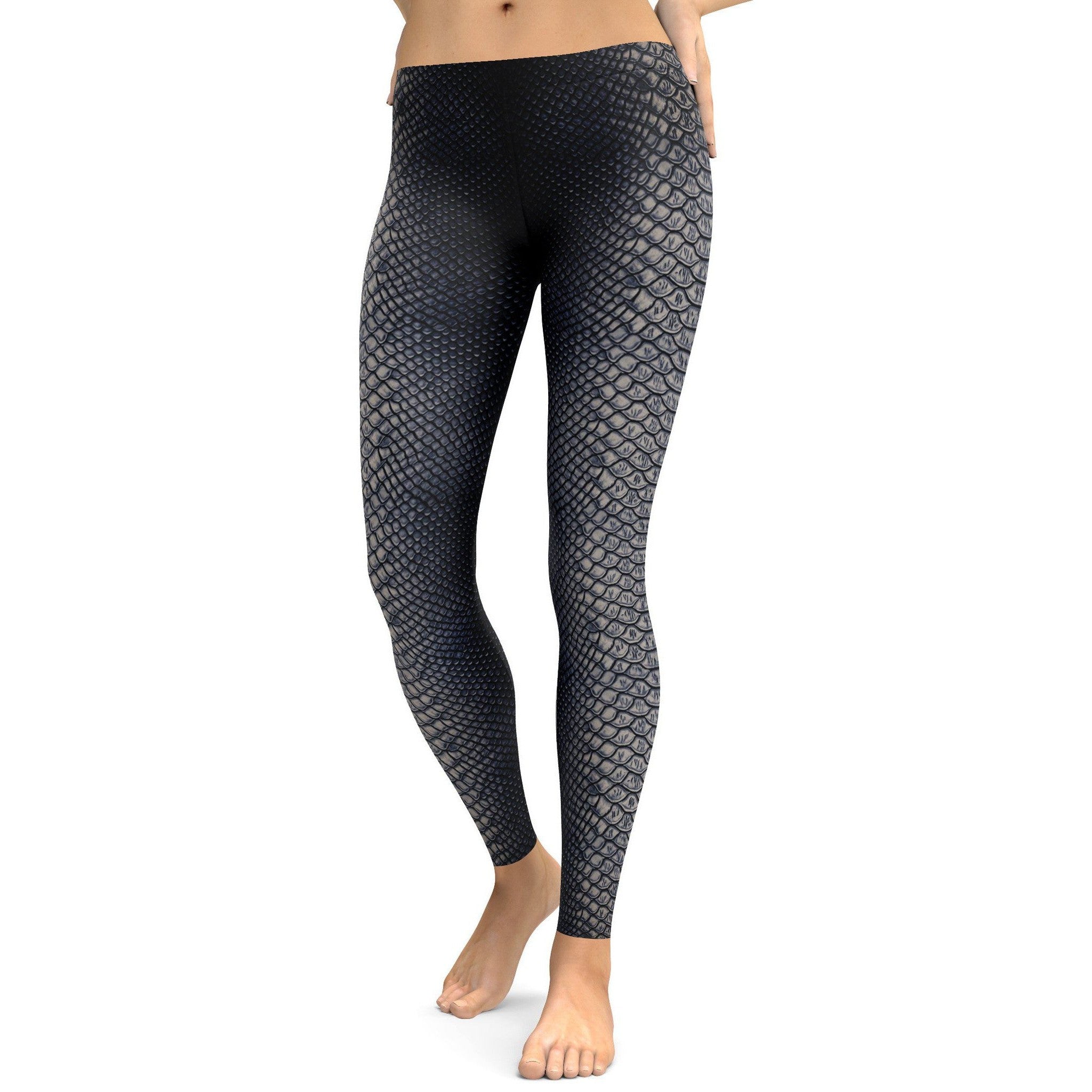 womens Slippery Snake Leggings Yoga Pants