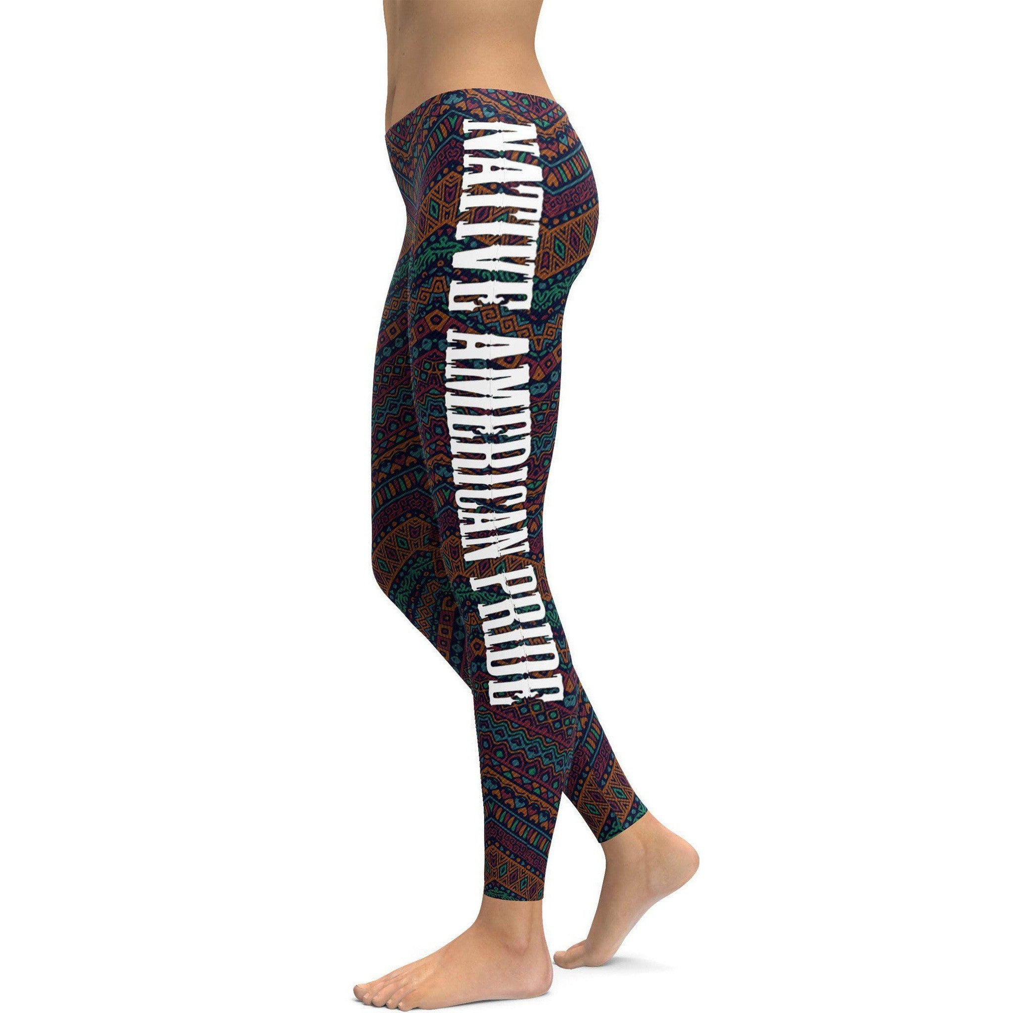 Native American Leggings | Bright American Indian Pride Leggings - What  Devotion❓ - Coolest Online Fashion Trends