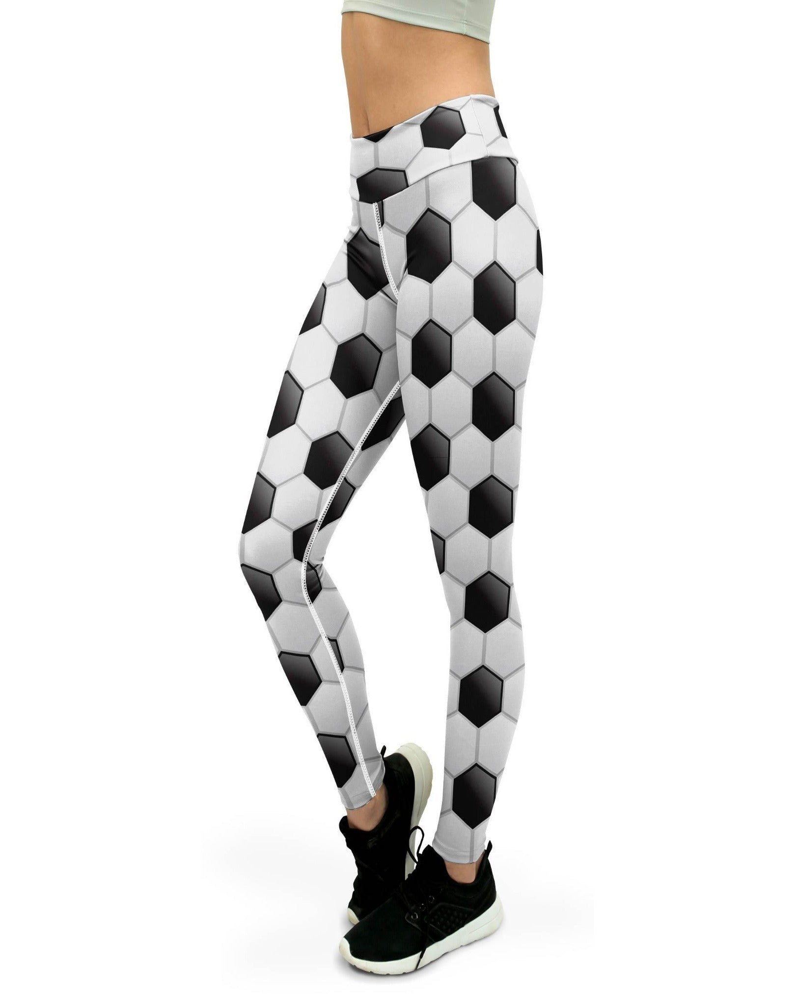 Soccer Yoga Pants Media - Gearbunch