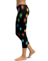 Christmas Lights Capris - GearBunch Leggings / Yoga Pants