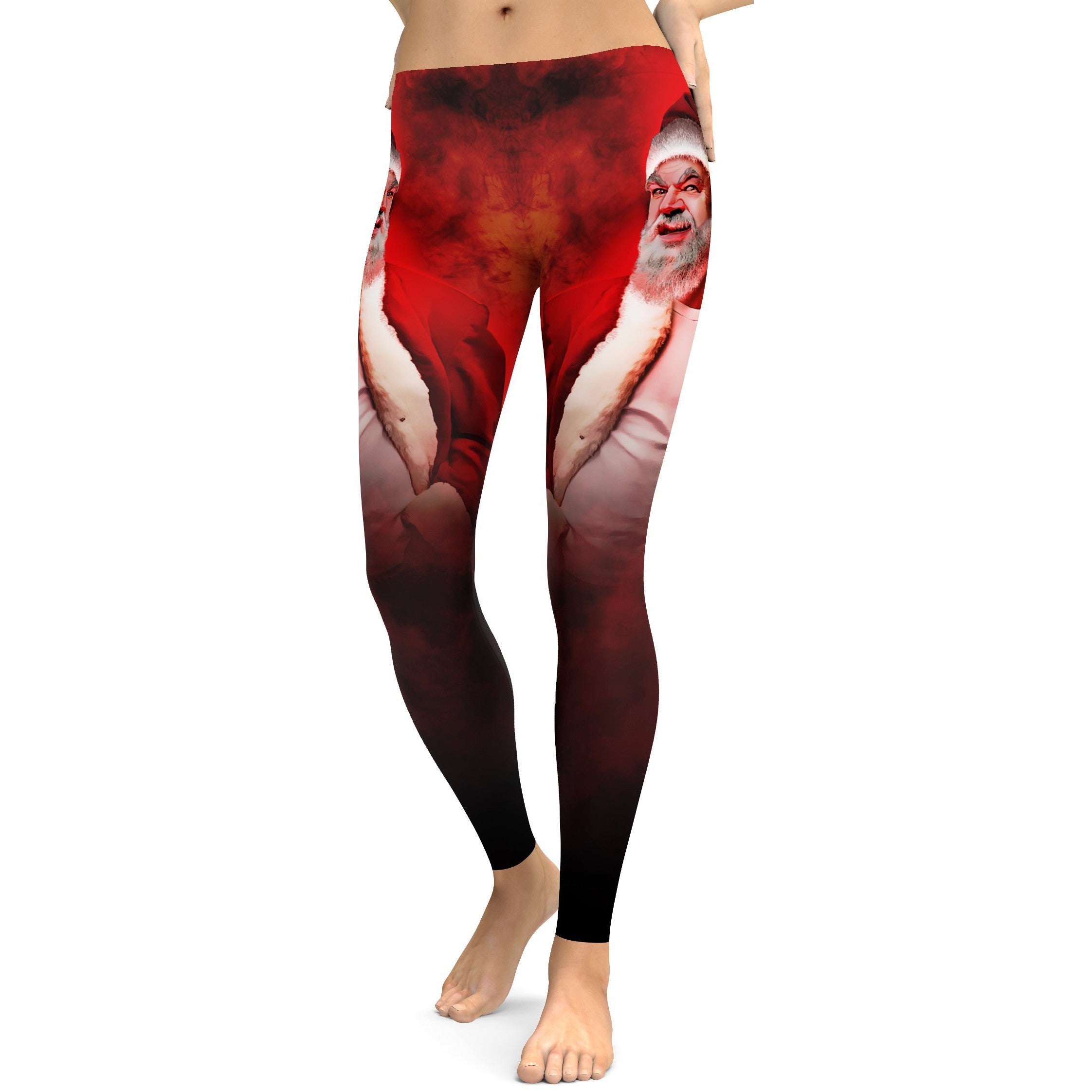 Nasty Santa Christmas Leggings