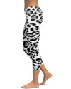 Snow Leopard Skin Capris