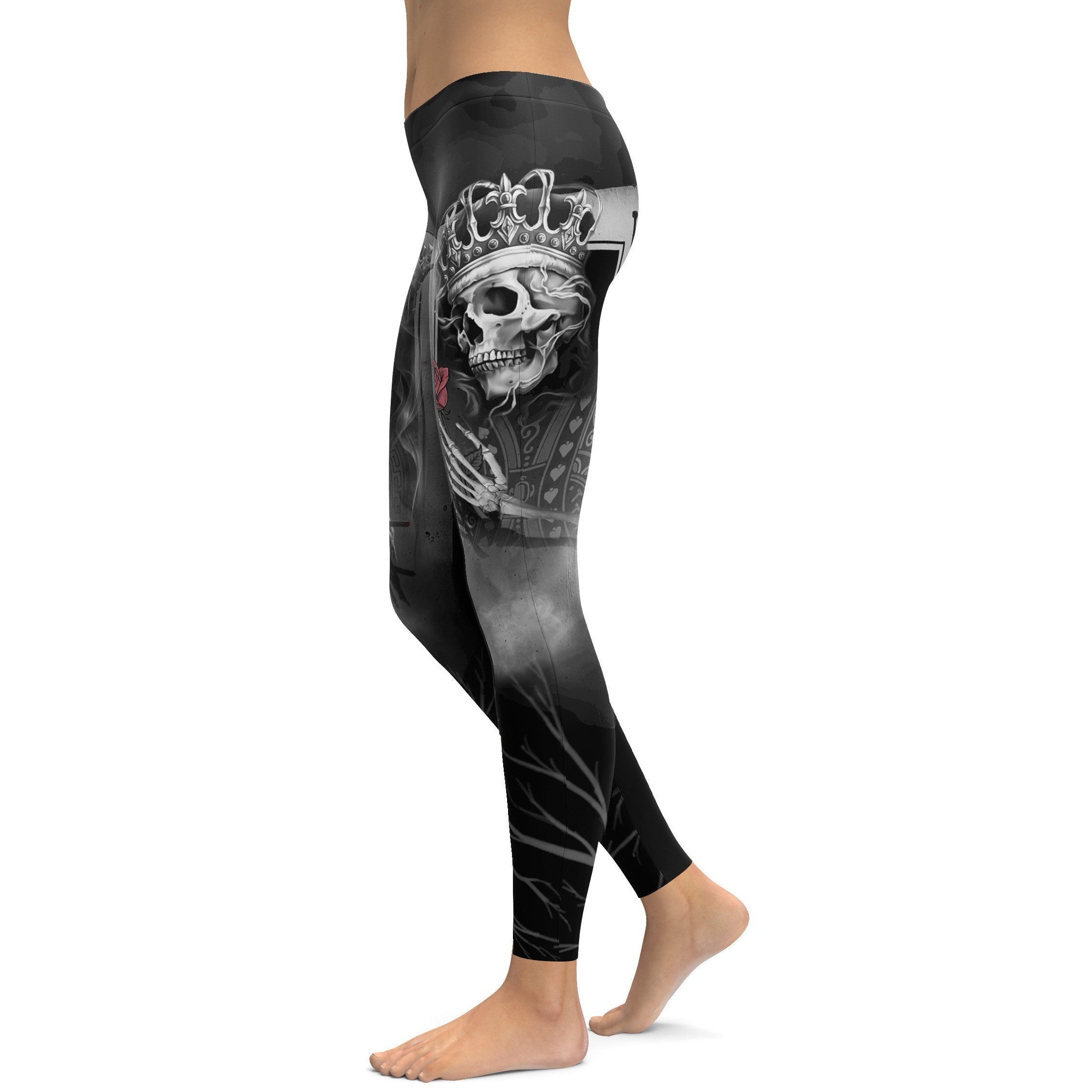 King and Queen Leggings - GearBunch Leggings / Yoga Pants