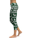 Green Ugly Christmas Capris