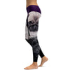 Women's pug printed leggings front view