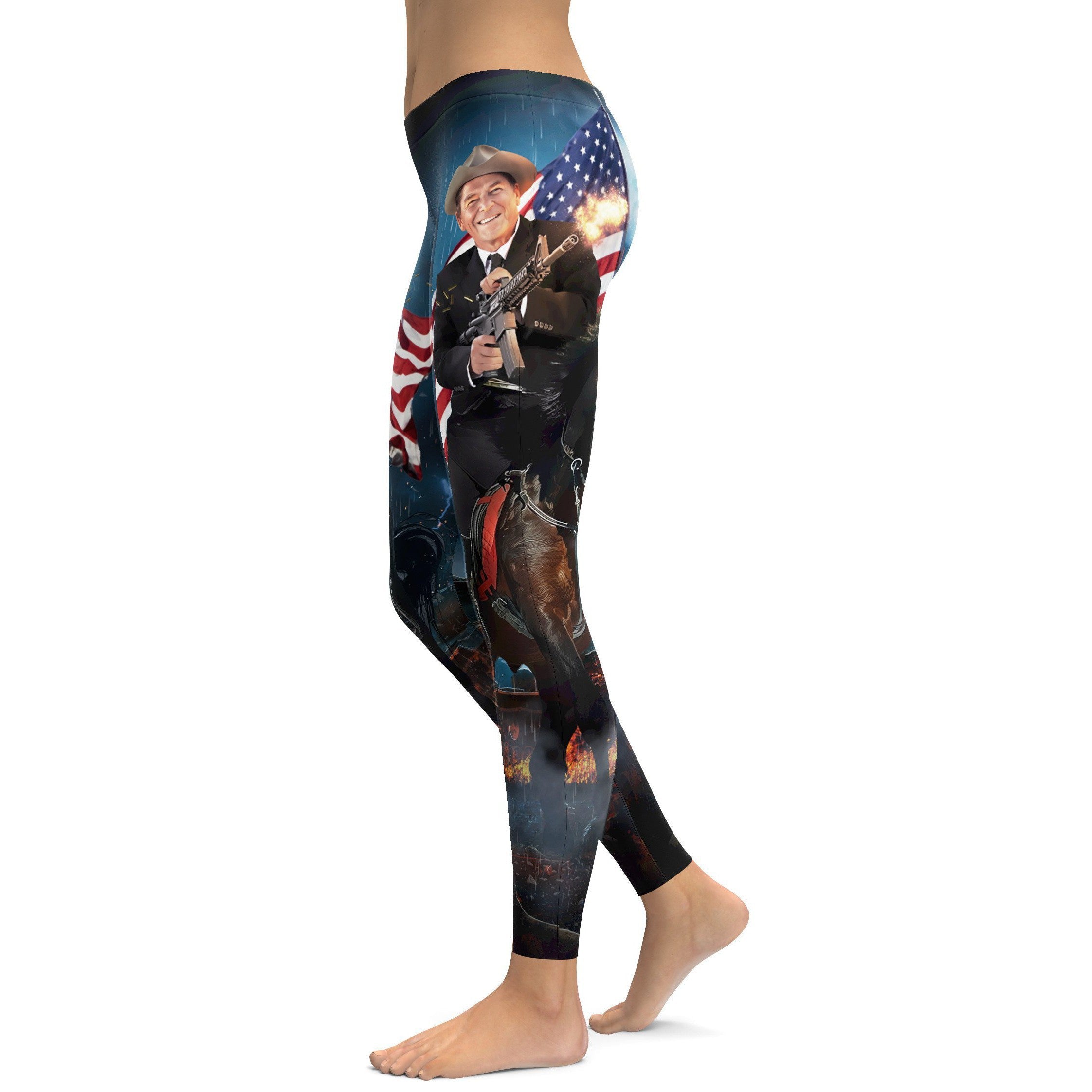 American Pride Reagan Leggings - GearBunch Leggings / Yoga Pants