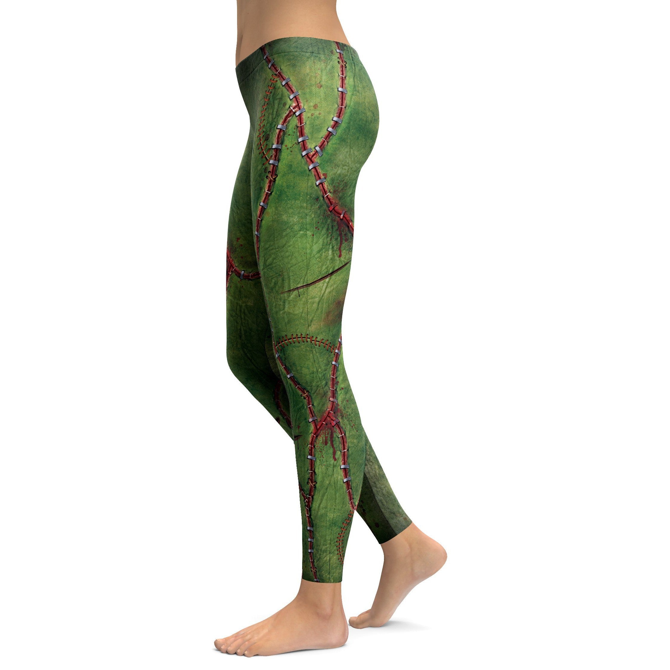 Frankenstein Inspired Leggings - GearBunch Leggings / Yoga Pants