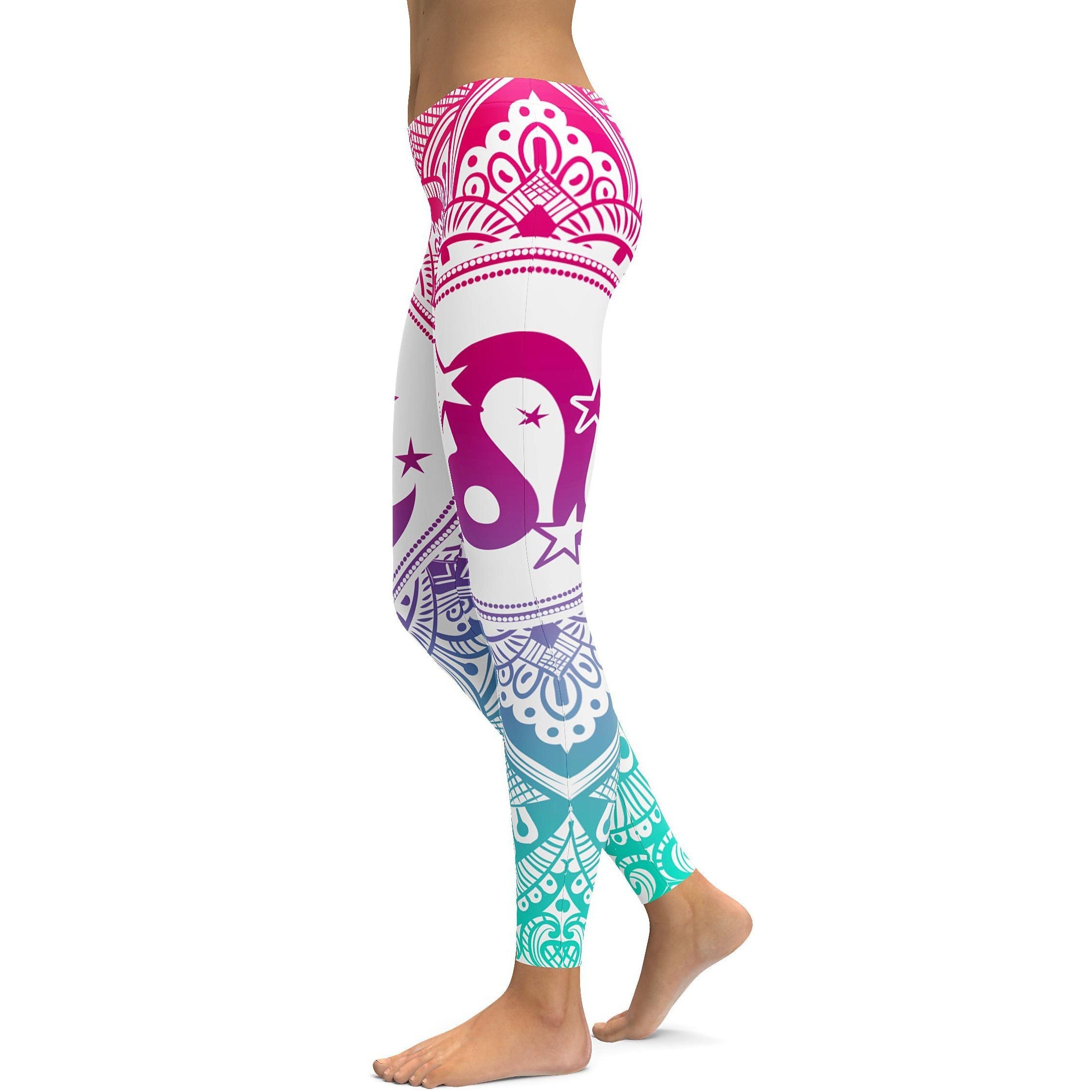 Bright Leo Leggings - GearBunch Leggings / Yoga Pants