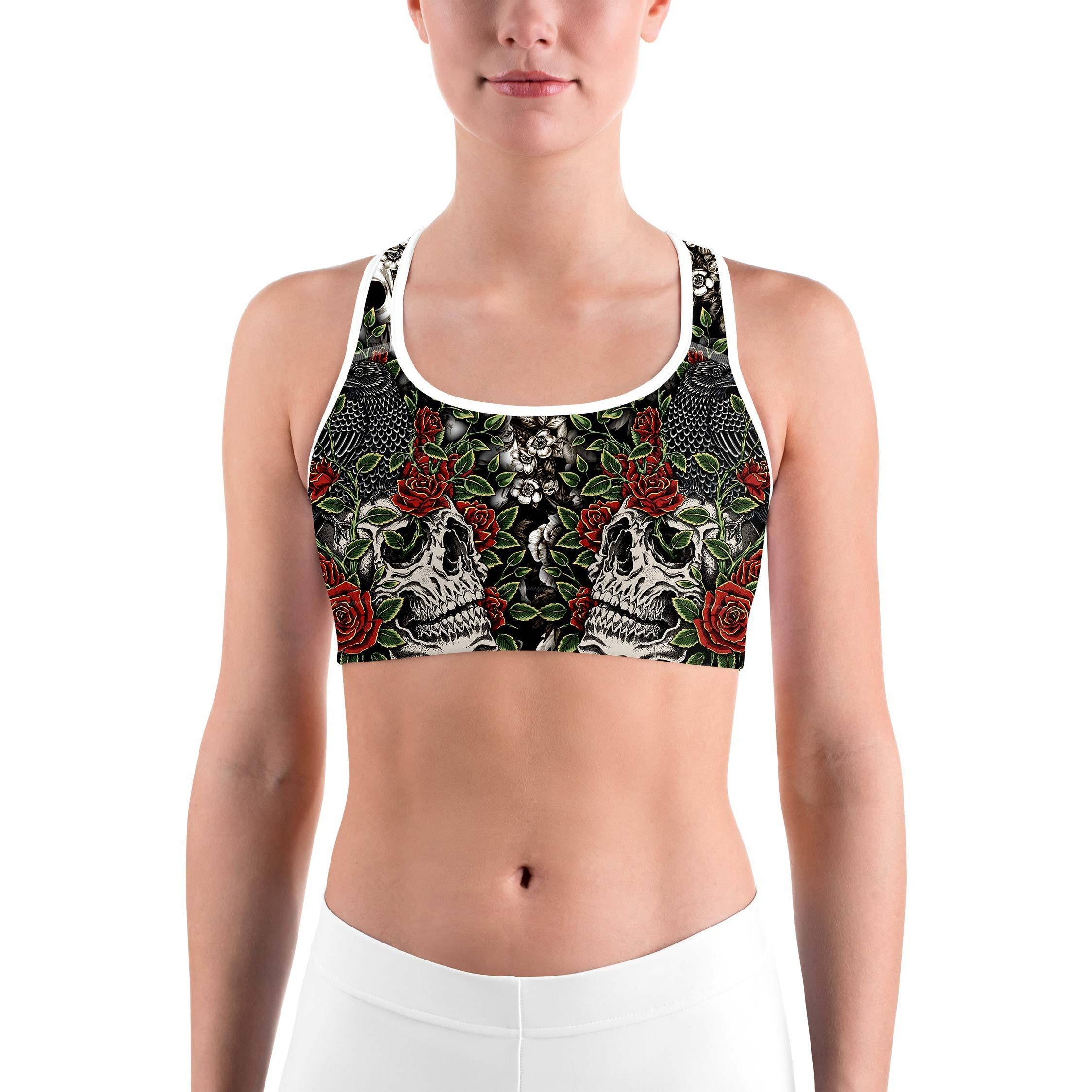 Skulls & Roses Sports bra