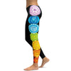 Womens hand made Chakras Leggings for yoga and workouts