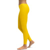 Solid Deep Yellow Leggings - GearBunch Leggings / Yoga Pants