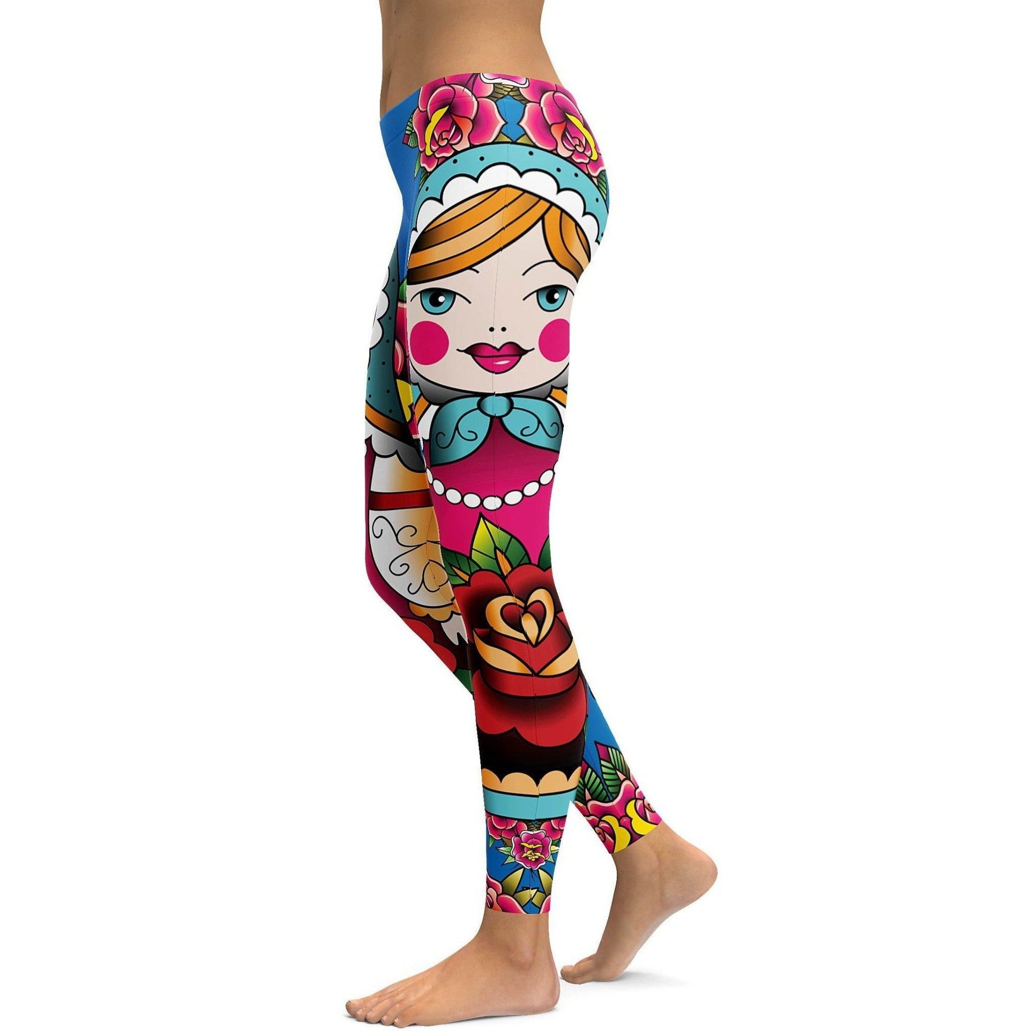 Russian Matryoshka Doll Leggings - GearBunch