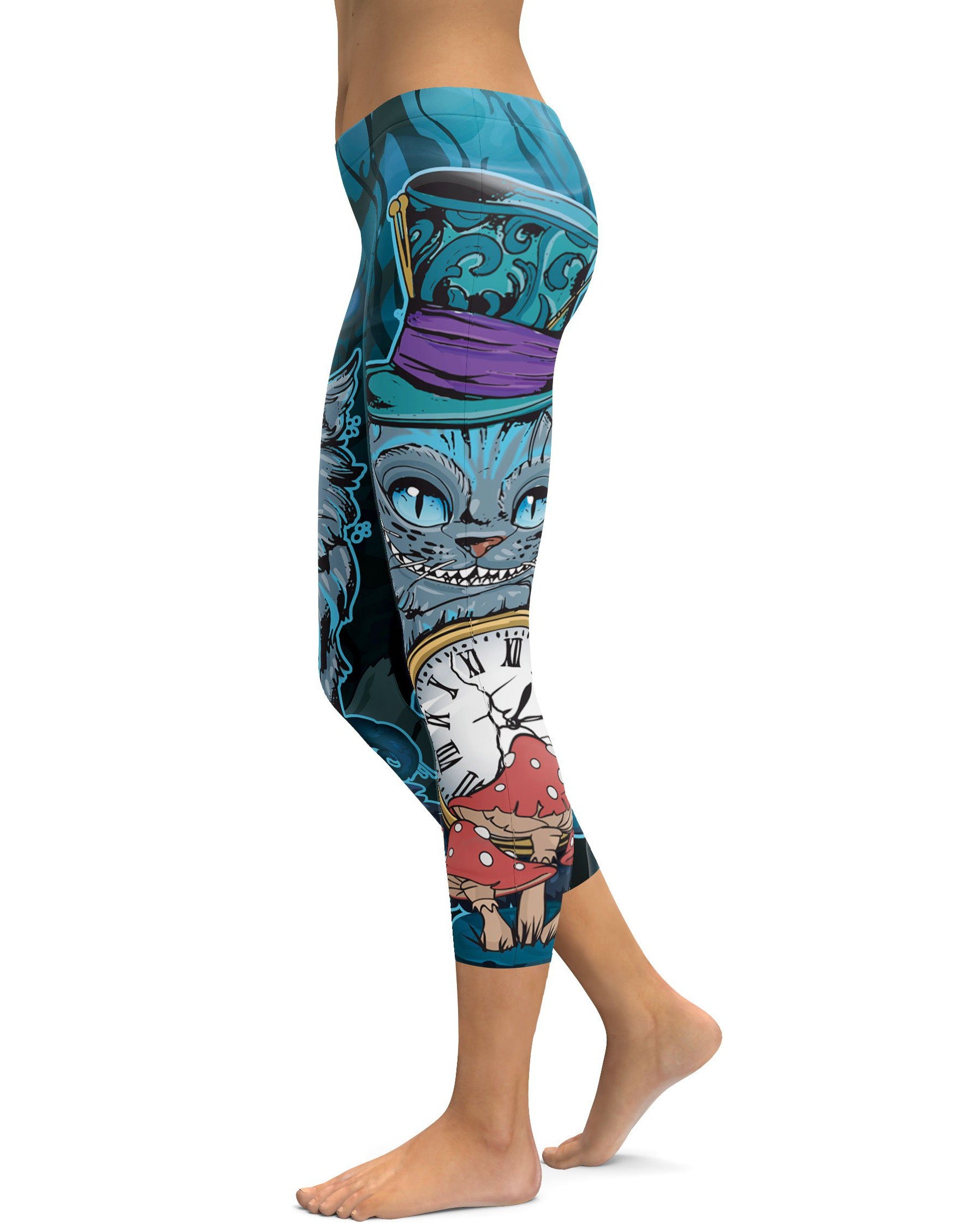 Disney Alice In Wonderland Cheshire Cat Leggings Plus Size | Hot Topic