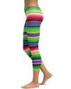 Colorful Mexican Serape Capris