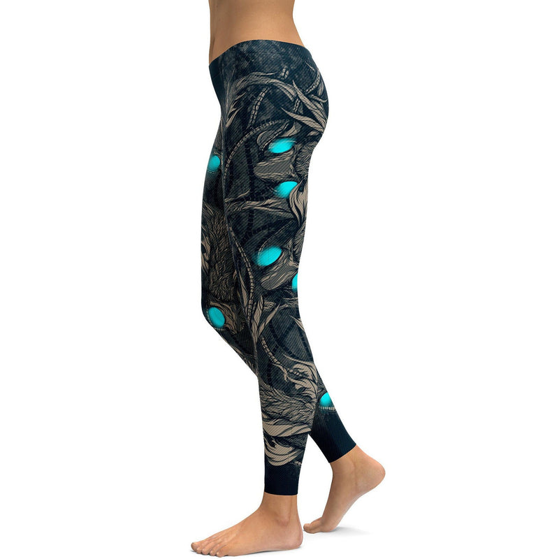 Clown Fish Bright Jelly Animal Print Leggings