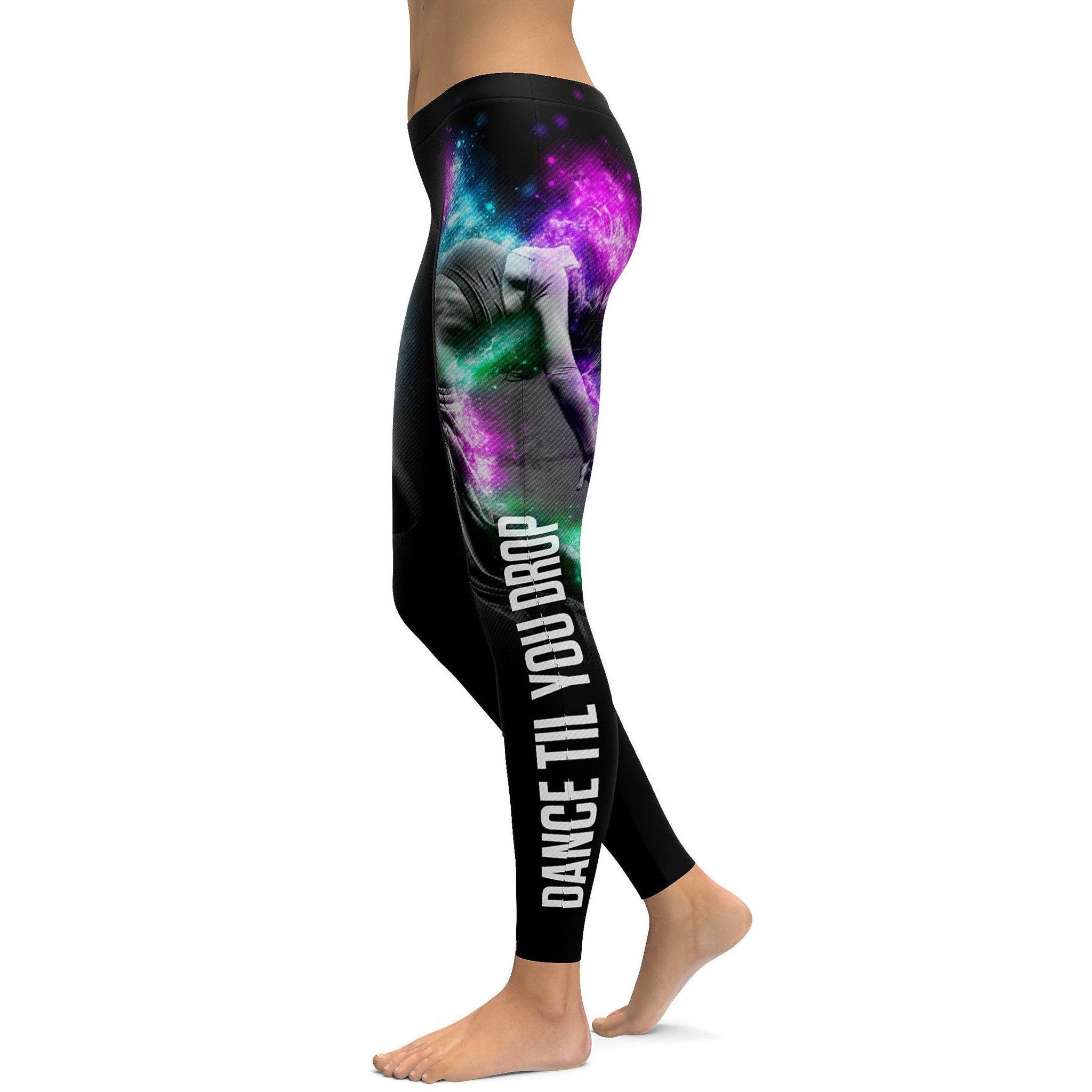 purple dance leggings