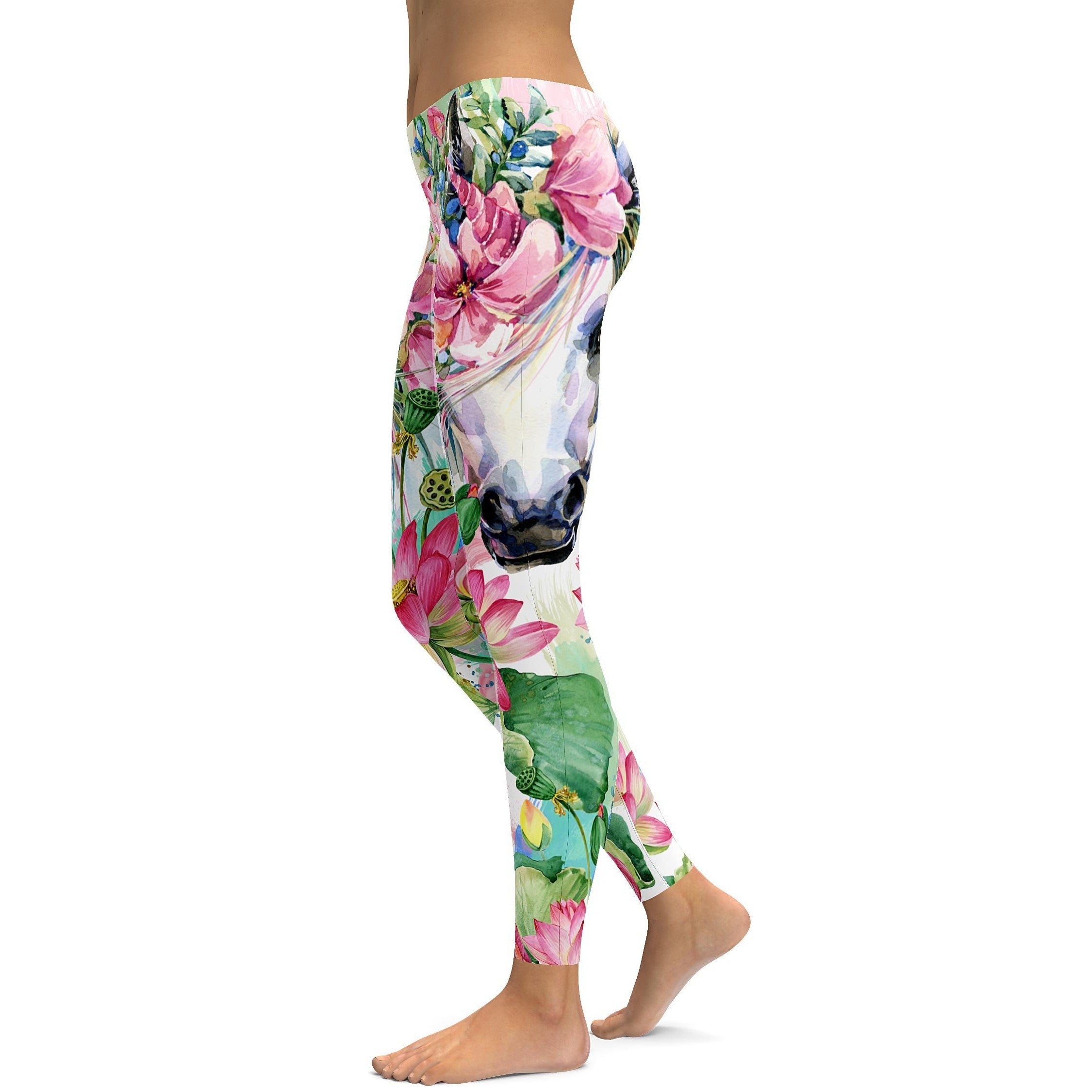 Colorful Horse Leggings - GearBunch Leggings / Yoga Pants