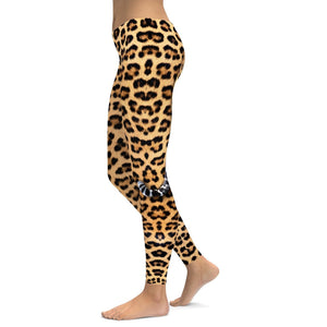 Leopard Tail Leggings - Gearbunch