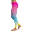 Ombre Pink to Yellow Leggings - GearBunch Leggings / Yoga Pants