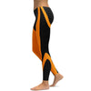 Orange Honeycomb Carbon Leggings - Gearbunch