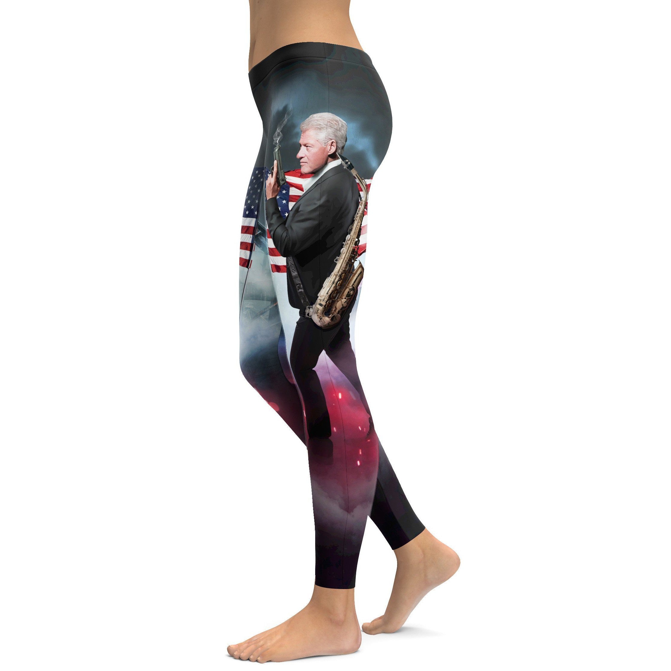 American Pride Clinton Leggings - GearBunch Leggings / Yoga Pants