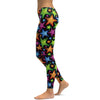 Faux Sequin Stars Leggings - GearBunch Leggings / Yoga Pants