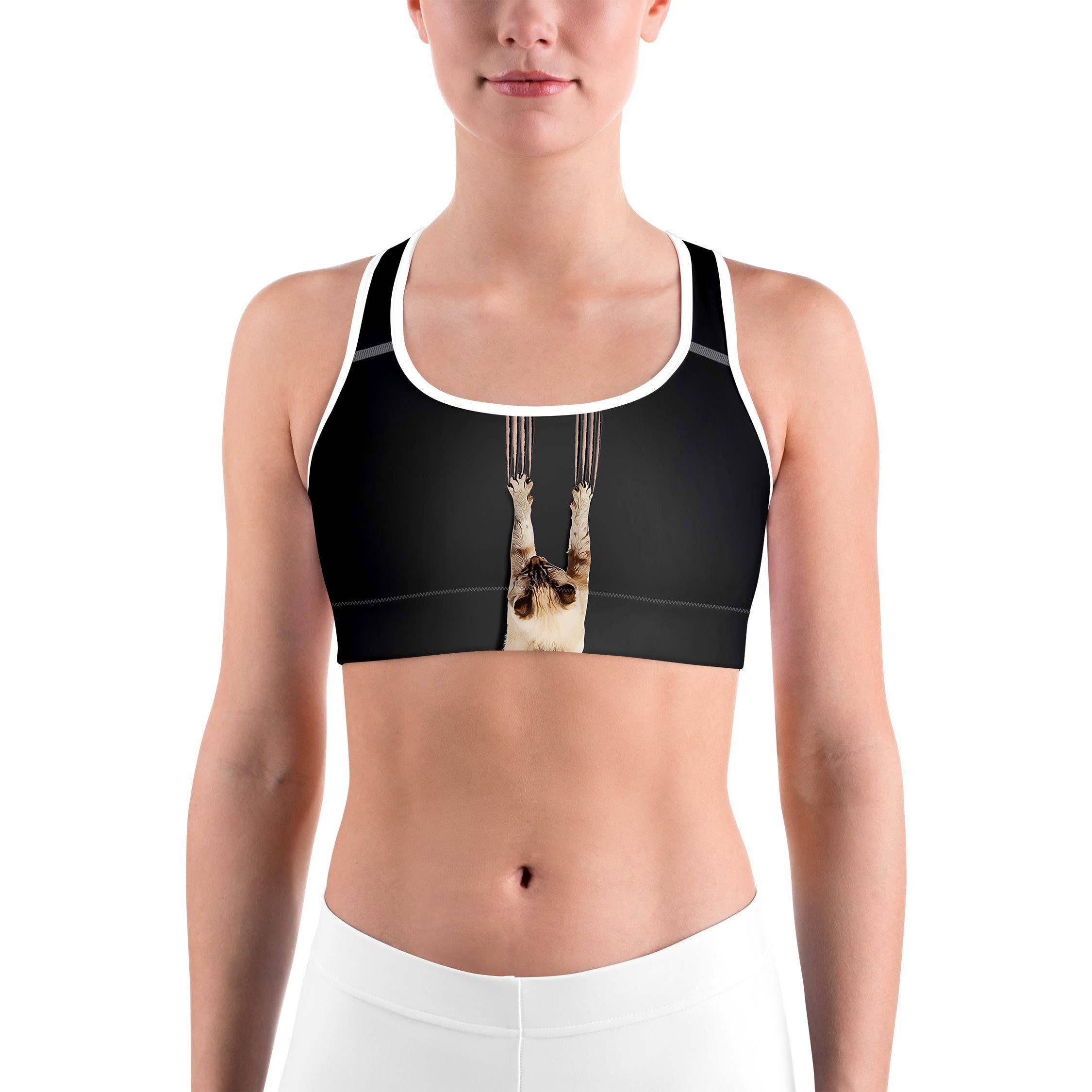 Scratching Cat Sports bra