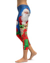 Santa & Presents Christmas Capris